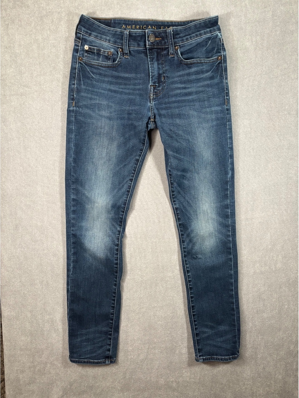 American Eagle Jeans size 29 x 30 Blue Stretch Skinny Fit Denim Jeans